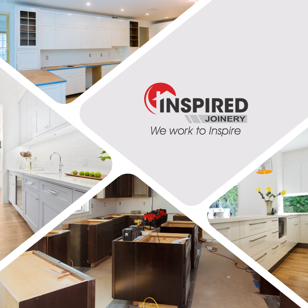 Affordable kitchen renovations in Castle Hill by Inspired Joinery, featuring modern designs, sleek cabinetry, stylish countertops, and quality finishes with the logo and slogan 'We work to Inspire.